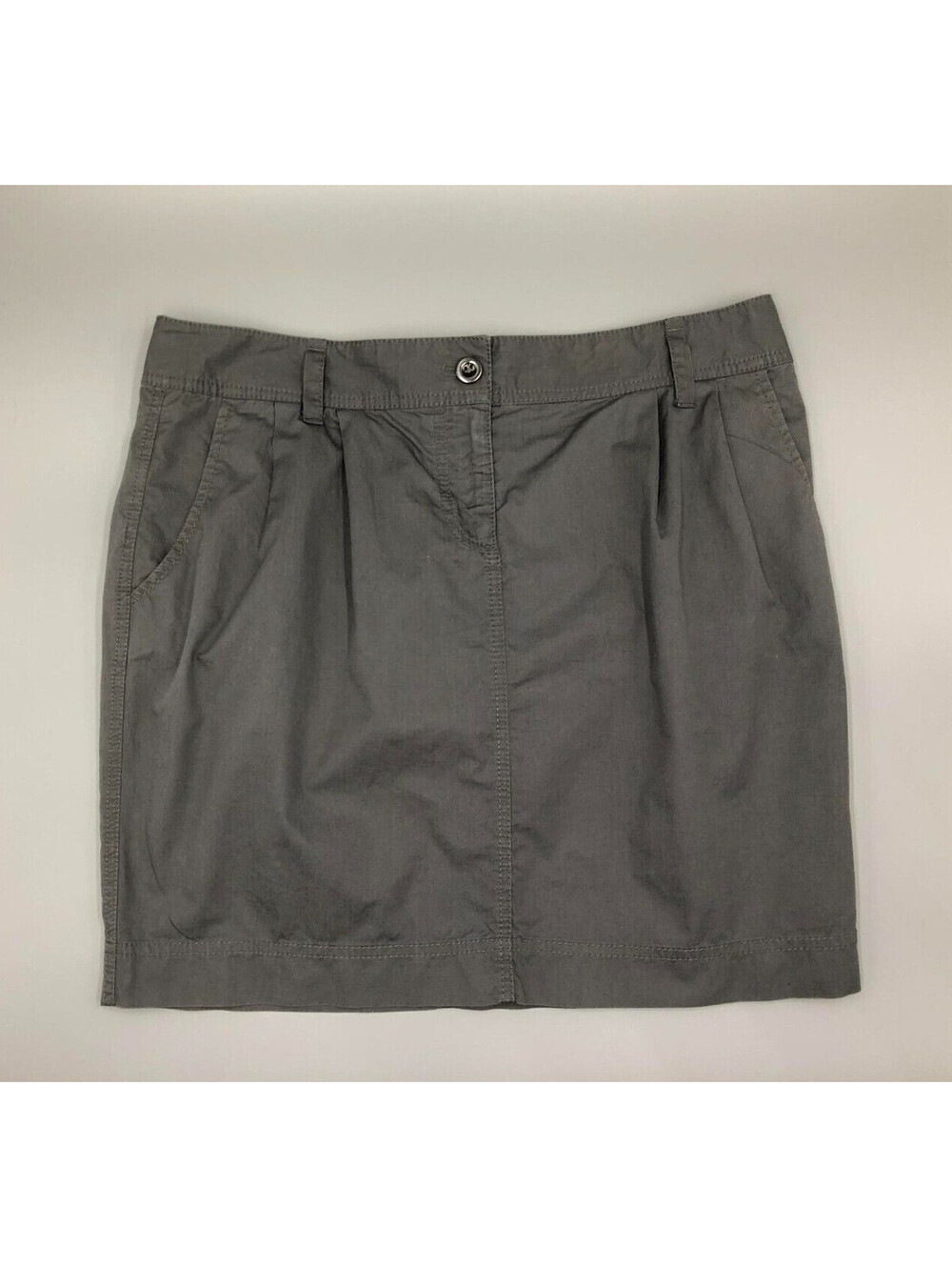 Women’s Loft Cotton Skirt, Size 8, Color: Gray